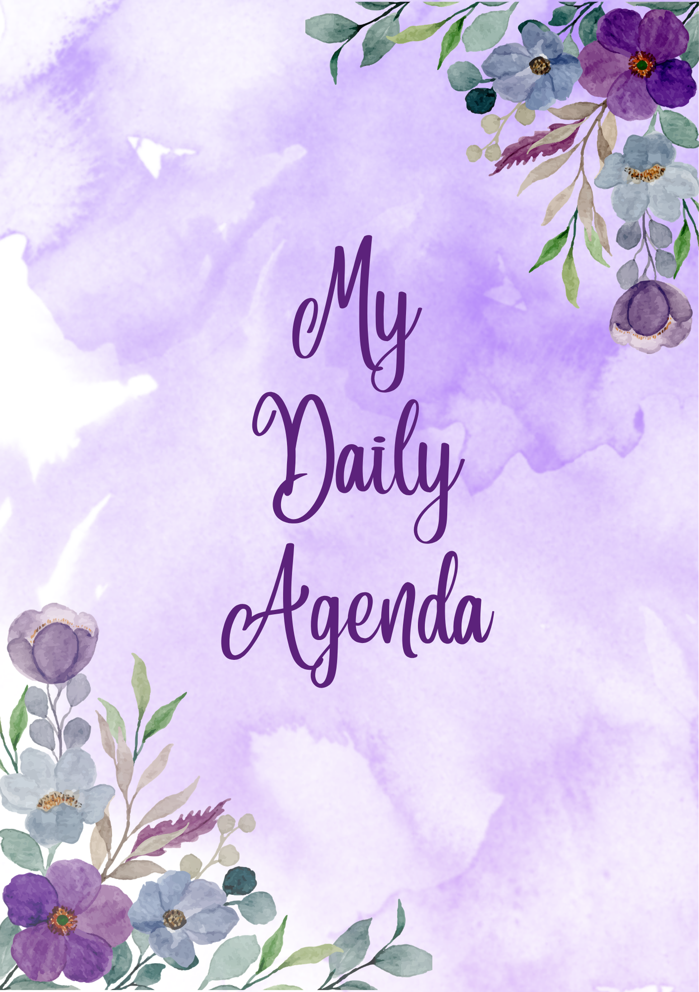 My daily agenda