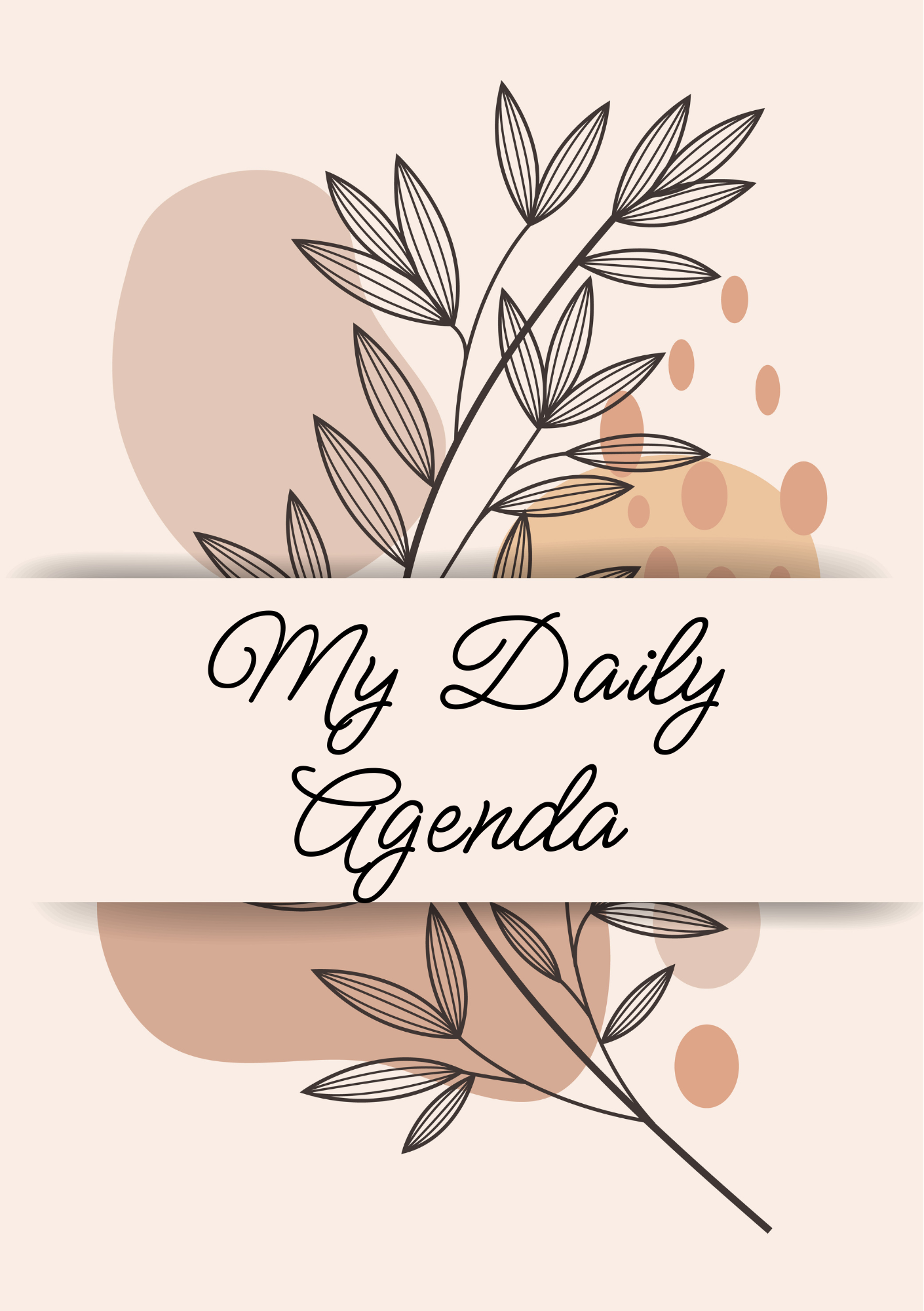 My daily agenda 2.0