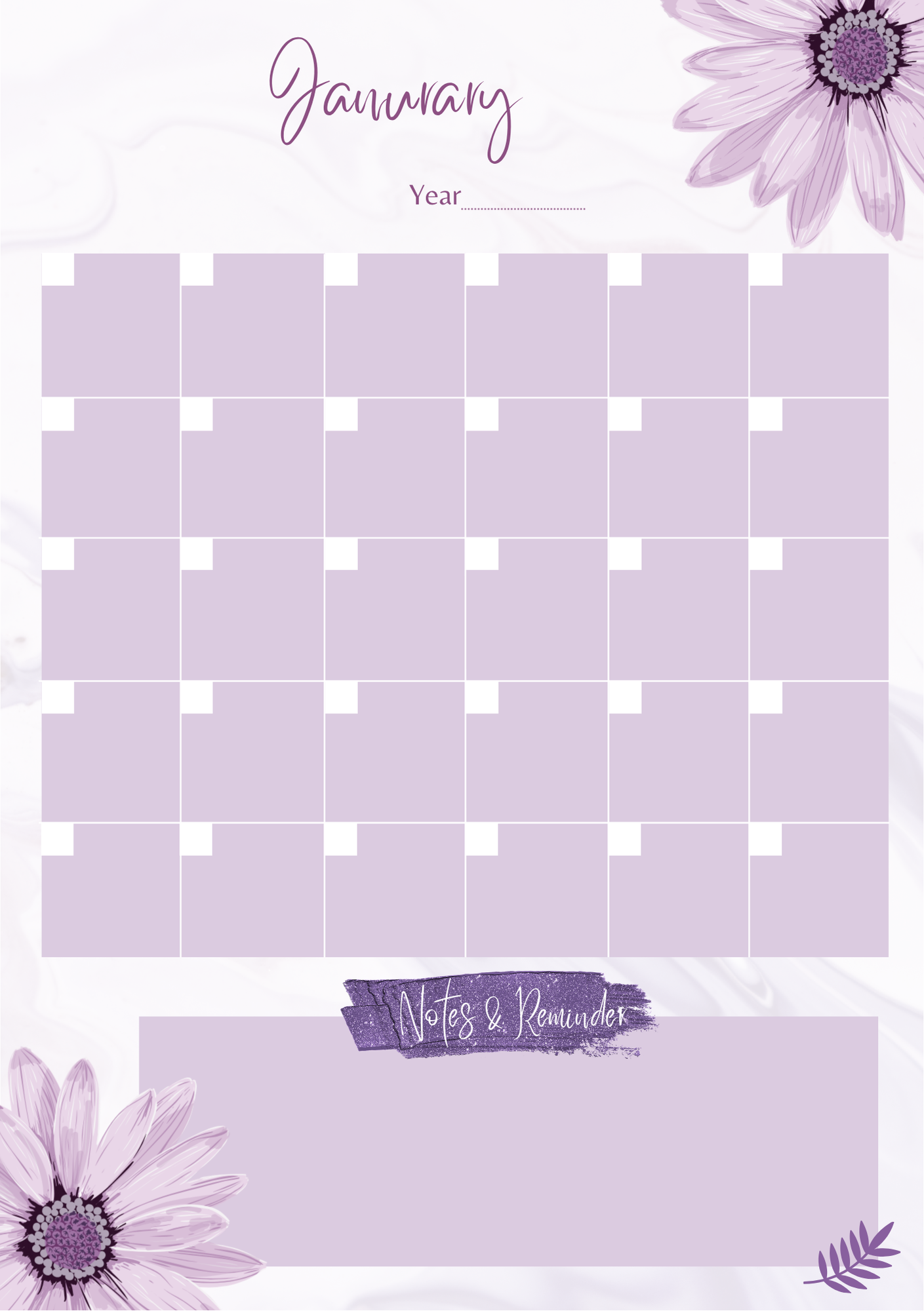 My daily agenda