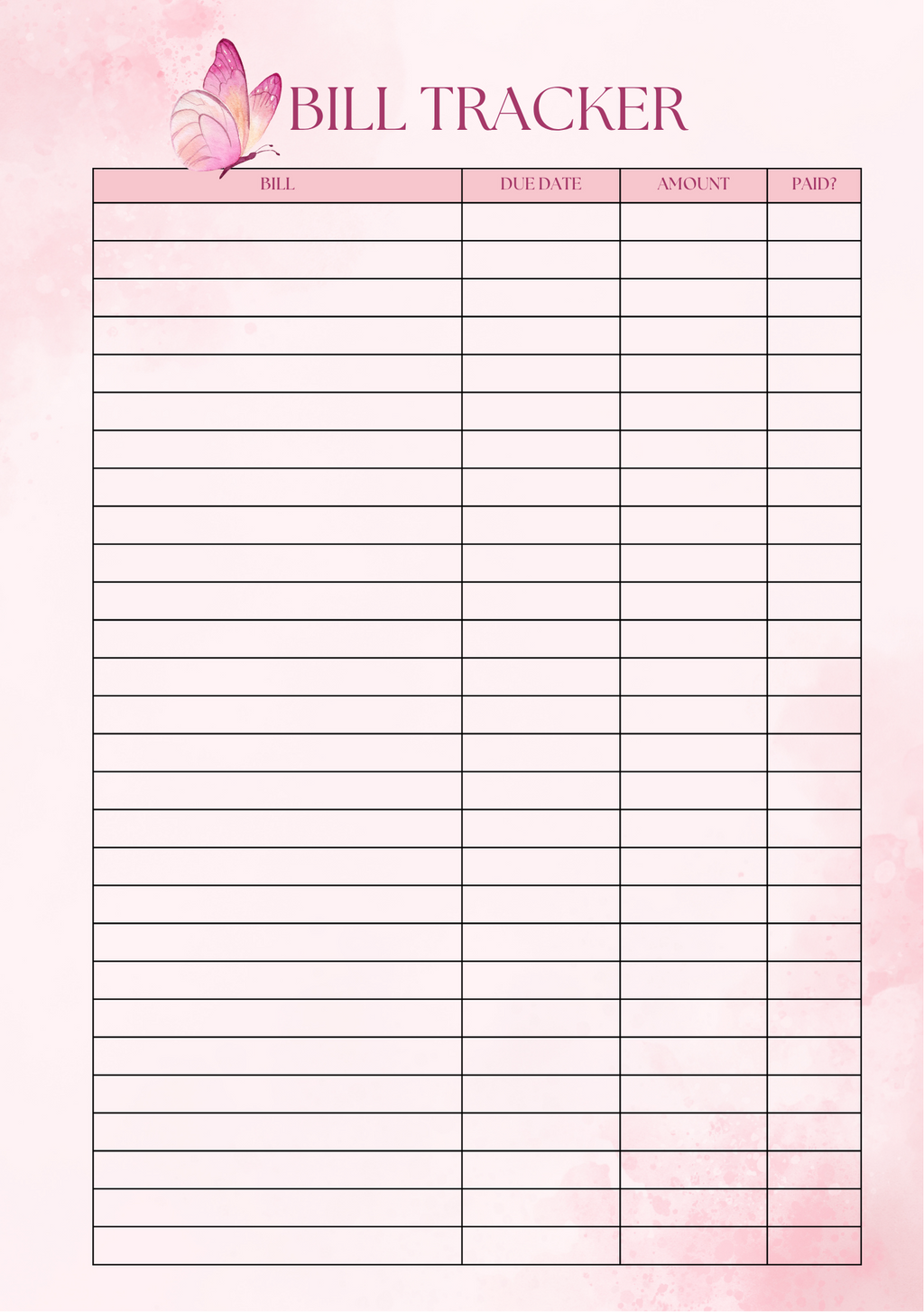 Simple Budget Planner