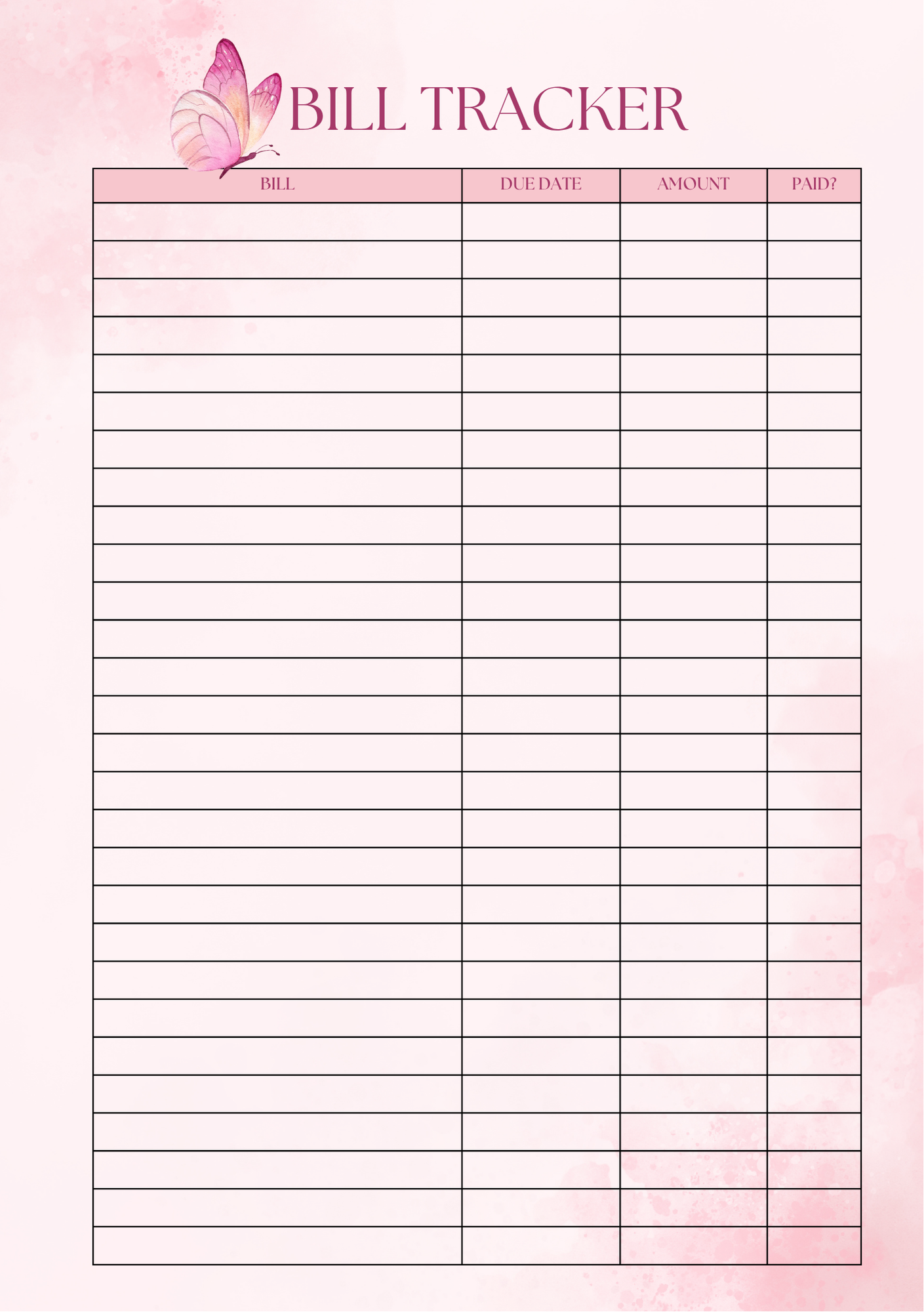 Simple Budget Planner