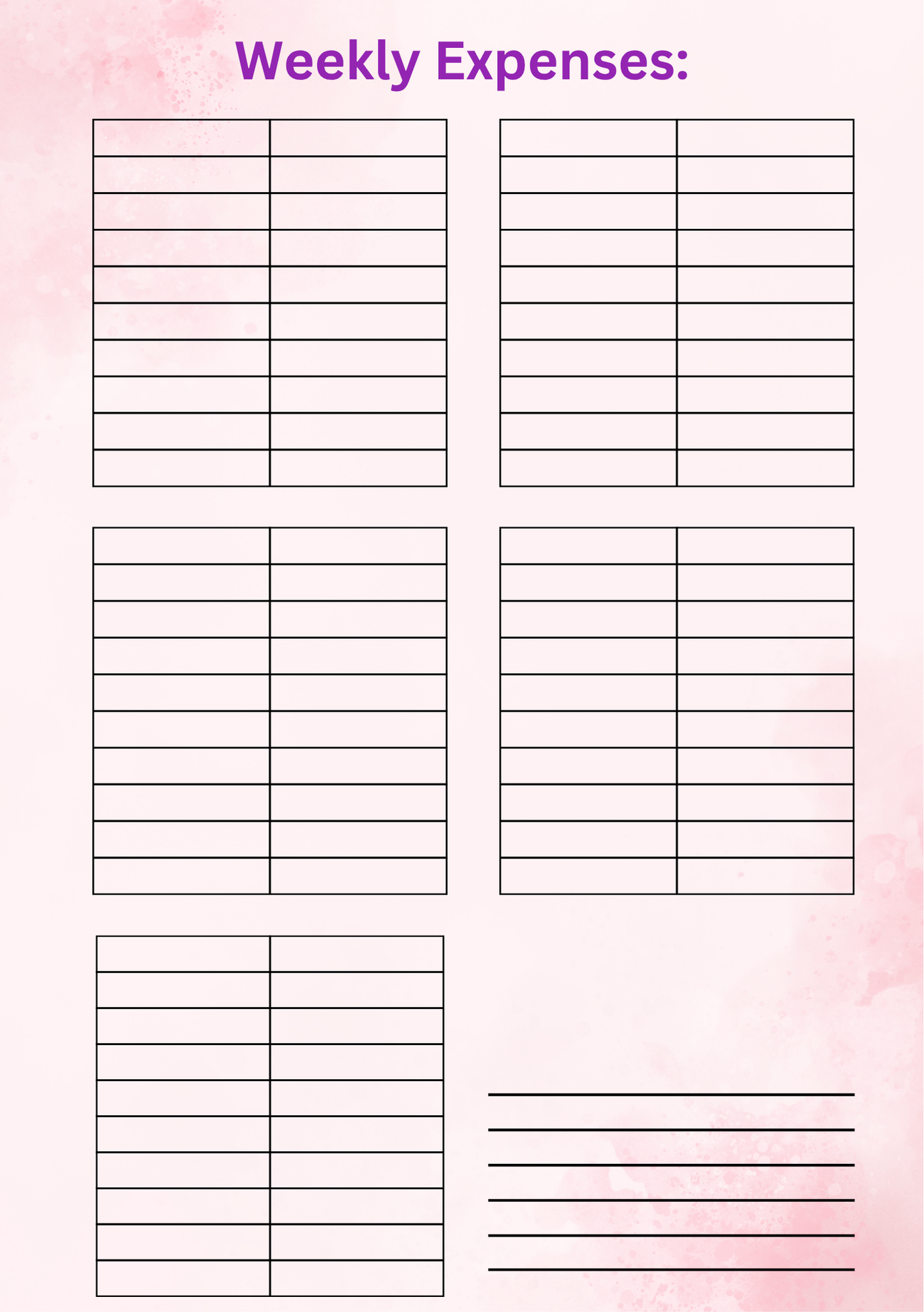 Simple Budget Planner